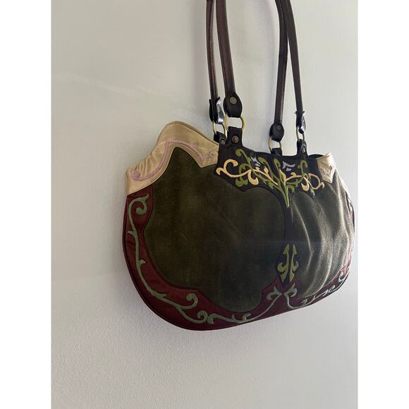 JL Lane Vintage Handbag Artsy Boho Design JL - Picture 2 of 10